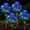 Blue, variant on 4 Pack Solar Rose Flower Lights, Outdoor Solar Garden Lights, LED Waterproof Solar Lights for Pathway Patio Yard Decor, Yellow
