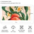 thumbnail image 2 of Peach Elegant Translucent Chiffon Silk Scarf 180*73 - Light Breathable Sheer Wrap for Women - Long Lightweight Shawl for Summer, 2 of 6