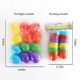 thumbnail image 4 of 12 Pcs Jumbo Plastic Bright Assorted Easter Eggs for Filling Treats, Easter Theme Party Favor, Easter Eggs Hunt, Basket Stuffers Fillers, Classroom Prize Supplies Toy, 4 of 7