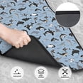 thumbnail image 3 of Salouo Dolphins for Car Floor Mat Set of 4–Car Carpet Mats - Car Mats with Anti-Slip Backing & Driver Heel Pad Universal Fit for Cars, Trucks, SUVs, and Vans, 3 of 6