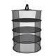 thumbnail image 2 of 4 Layers Hanging Basket Folding Drying Rack Dry Net Opening Shape Dryer Bag Mesh 600mm Diameter For Herbs Flowers Buds Plants, 2 of 5