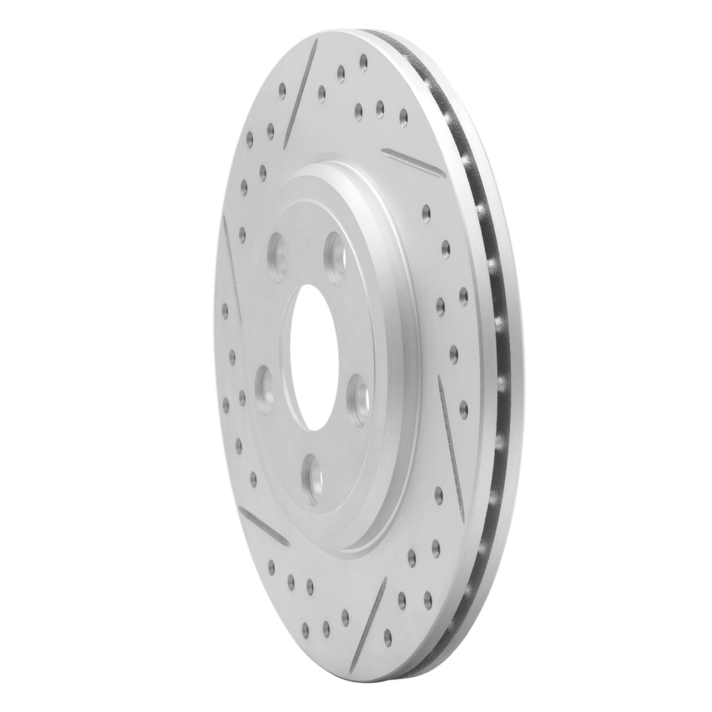 Dynamic Friction Company 830-54046L DFC Geoperformance Rotor - Drilled and Slotted
