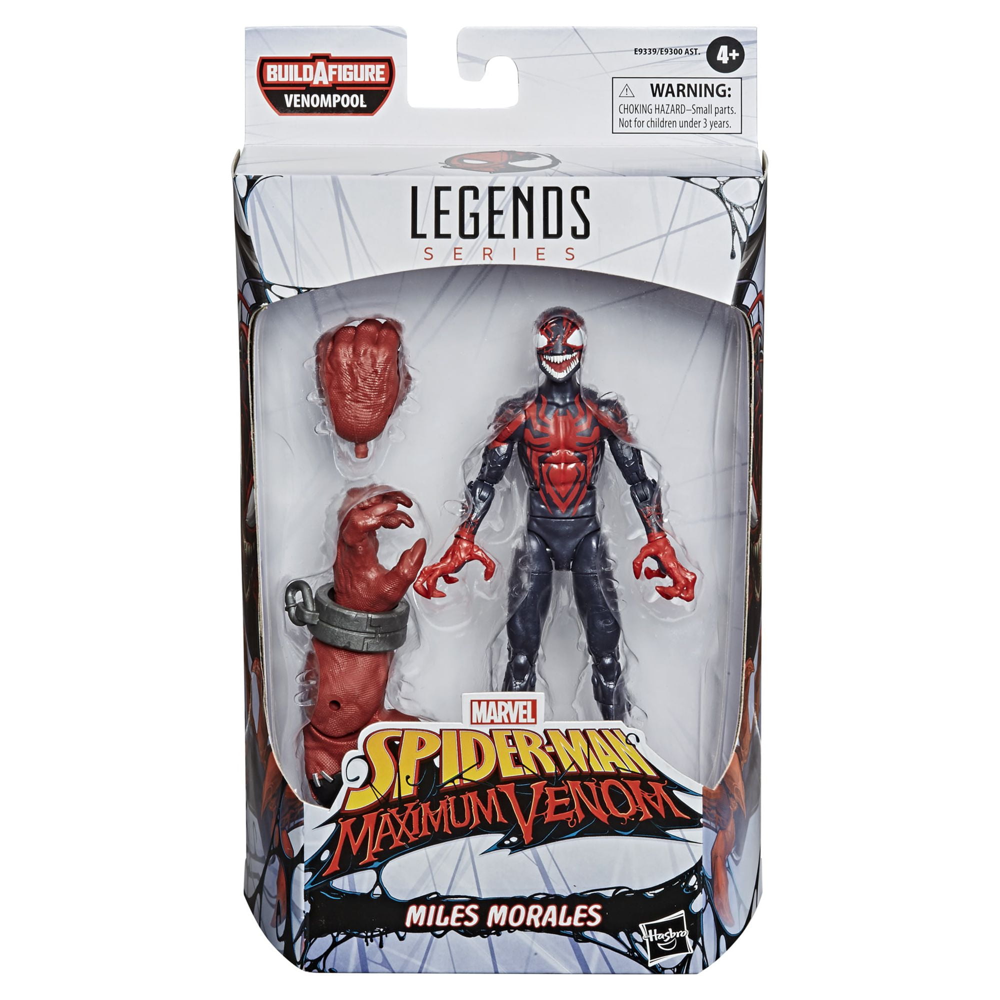 Marvel: Legends Series Venom Miles Morales Kids Toy Action Figure for Boys and Girls (11”)