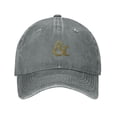 thumbnail image 1 of ZICANCN Adjustable Baseball Cap Women, Character & Patterns Hats for Men Adult Washed Cotton Denim Baseball Caps Fashion, Gray, 1 of 6