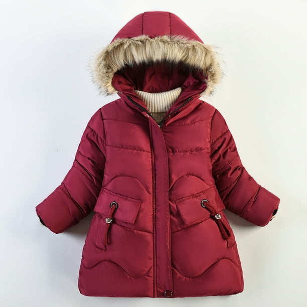 nsendm Big Kid coat 5t Winter Coat Grils Boys Fashion Letter Print