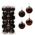 thumbnail image 1 of Fiudx Adornos Navideños, Bolas Irrompibles Galvanizadas, Juego de 24 Piezas de 6 Cm, Perfectos para Árboles, Coronas, Guirnaldas, Decoraciones Festivas, Uso Doméstico y Comercial., 1 of 2