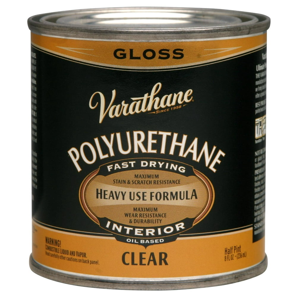 Varathane 9061H 1/2 Pint Gloss Classic Clear Diamond Wood Finish