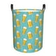 thumbnail image 1 of Fotbe Beer Cesto de Ropa con Asas, Cesto Impermeable de Gran Capacidad, Bolsa de Lavado para Dormitorio, Cesto de Ropa con Ruedas y Asas-Medium, 1 of 6