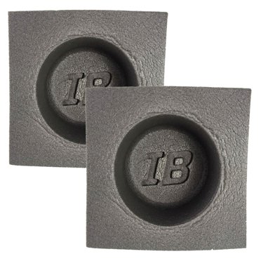 The Install Bay 8" Round Foam Speaker Baffles | Pair Of Acoustic Dampening Pads For Car Audio