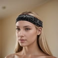 thumbnail image 2 of Unique Bargains 1 Pc Perspiration-Wicking Headband for Yoga Black, 2 of 6