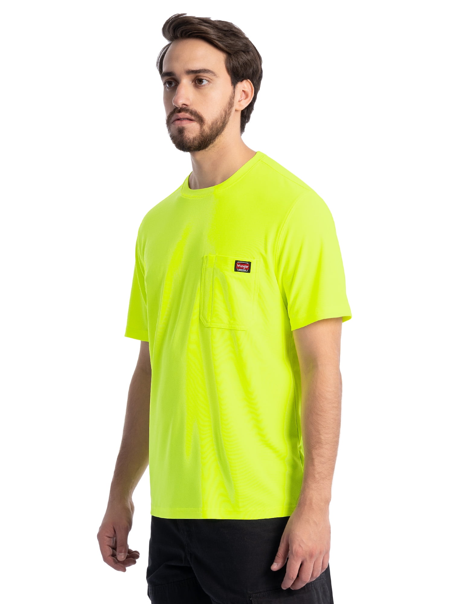 Wrangler Workwear Men's Short Sleeve UPF40 Performance Tee, Size S-3XL and XLT-2XLT