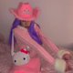 thumbnail image 4 of Sombreros de vaquera rosa del oeste para mujer, sombreros de vaca para niña, Tiara, fieltro de plumas, lentejuelas occidentales, sombrero de vaquero, fiesta de disfraces, vestido de juego, gorra, 4 of 4