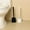Black, variant on mtvxesu E-commerce product title: Modern Toilet Brush with Hard Bristles, Long Handle Bathroom Cleaning Bowl Brush, Durable Plastic Toilet Cleaner Brush for Bathroom, White & Black Options