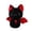 Black, variant on Cute Mini Bat Plush Ornament with Heart Embroidery, Soft Fluffy Small Bat Stuffed Decor Pendant, Gothic Halloween Themed Hanging Decor for Bag Keychain Home Display