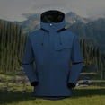 thumbnail image 5 of Fmbrln Womens Hooded Rain Jackets Casual Waterproof Windproof Coat Outdoor Hiking Windbreaker Jackets with Pockets Blue XL, 5 of 5