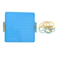 thumbnail image 2 of lionlar Matériel Mathématique de Manipulation Géo Planche Instrument d'Enseignement Casse-Tête Jeu Jouet Bleu, 2 of 9