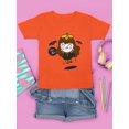 thumbnail image 3 of Halloween Girl Trick Or Treak T-Shirt Juniors -Image by Shutterstock,  x-Small, 3 of 4