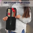 thumbnail image 2 of Sac à Main Portable avec Poignée (Noir) IRIN Drum Stick Storage Storage Bag, 2 of 8