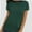 Dark Green, variant on Womens Short Sleeve Basic Shirts Crewneck Tees Loose Fit Fashion Tops Casual Summer Clothes