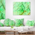 thumbnail image 3 of Designart Light Green Electric Lightning - Abstract Throw Pillow - 16x16, 3 of 4