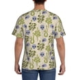 thumbnail image 3 of Bixox Men's Skull Snake Printed Short Sleeve Skinny Athletic T-Shirt, 3 of 6