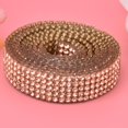 thumbnail image 2 of Dioche Crystal Chain Trim, Rhinestone Trim Special Design Practical For Shoes For Necklaces For Bags For Decorative DIY Clothing, 2 of 7
