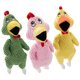 thumbnail image 5 of FELTECHELECTR 3 juguetes divertidos para perros con forma de pollo chillón, con sonido de pollito verde, para masticar y morder (rosa, verde y amarillo)., 5 of 6