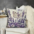 thumbnail image 2 of YINGXI Bless This Home Spring Throw Pillow Covers,Purple Summer Cushion Case for Sofa Couch 20x20in, 2 of 5