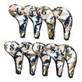 thumbnail image 4 of Iron Club Headcover Protector, Golf Iron Head Cover Protector, Deportes al aire libre Cuñas Accesorios, Golf Putter Headcovers, Golf Club Headcover Marrón, 4 of 8