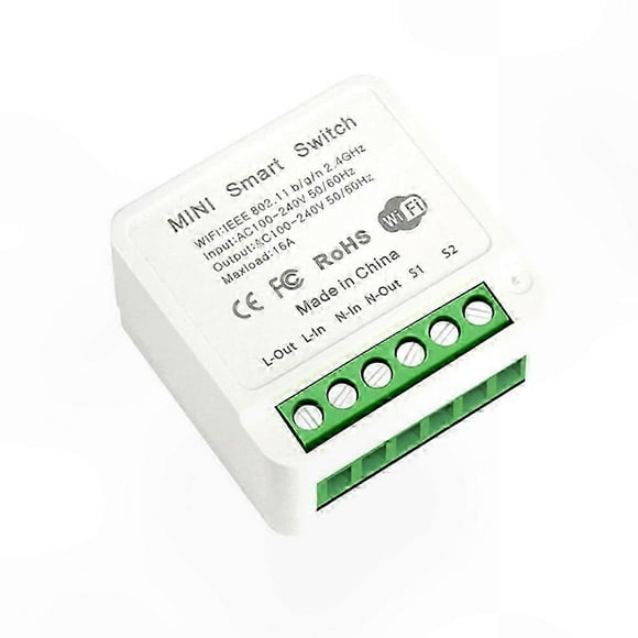 Smart WiFi Switch Compatible with Alexa and Google Home Voice Assistants