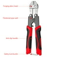 thumbnail image 7 of Yammee Compact 8Inch Wire Rope Cutter with Nonslip Grip Mini Bolt Cutter Chain Lock Scissors Pliers for Electricians Tool, 7 of 7