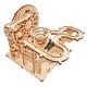 thumbnail image 3 of Marble Run-rompecabezas de madera 3D, ornamento, autoensamblaje, manualidades de juguete, rompecabezas mecánicos, artesanía de madera para decoración, 3 of 9