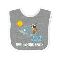 Inktastic New Smyrna Beach Florida Boys or Girls Baby Bib