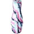thumbnail image 4 of DPTALR Robe Longue Fendue Décontractée Sans Manches à Imprimé Dégradé et Col Rond pour Femmes, 4 of 5