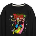 thumbnail image 3 of Marvel Thor - Rainbow Road - Toddler and Youth Long Sleeve Graphic T-Shirt, 3 of 5