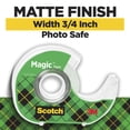 thumbnail image 3 of Scotch Magic Tape Dispensers, 3/4 in. x 650 in., 6 Dispensers, 3 of 12