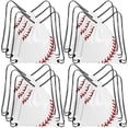 thumbnail image 1 of Mochila Tebery con cuerdas de béisbol con cordón, paquete de 12 para niños, 1 of 6