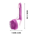 thumbnail image 2 of Shampoo Brush Kadlawus Under $5 ! Long Handle Scalp Massager Hair Washing Tool Liquid Dispenser Pet Bath Cleaning Head Scrubber Stress Relief, 2 of 4