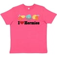 thumbnail image 3 of Inktastic I Heart Hermit Crabs Youth T-Shirt, 3 of 5