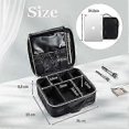thumbnail image 2 of Makeup Bag Cosmetic Bag Makeup Bag Beauty Case Vanity And Makeup Bags Makeup Storage Case, Black, 2 of 5