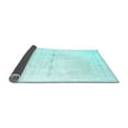 thumbnail image 2 of Ahgly Company Indoor Rectangle Solid Light Blue Modern Area Rugs, 7' x 10', 2 of 4