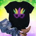thumbnail image 4 of TIMIFIS T-Shirts pour Femmes Été Décontracté Coupe Classique Manches Courtes Col Rond T-Shirt Ample Carnavals Imprimé Graphique Tee, 4 of 5