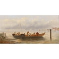 thumbnail image 2 of Karl Kaufmann 18x11 Gold Ornate Wood Frame and Double Matted Museum Art Print Titled - Fishermen by the Coast, 2 of 4