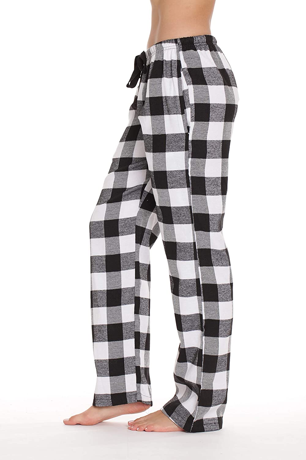 patterned flannel pajama pants for women