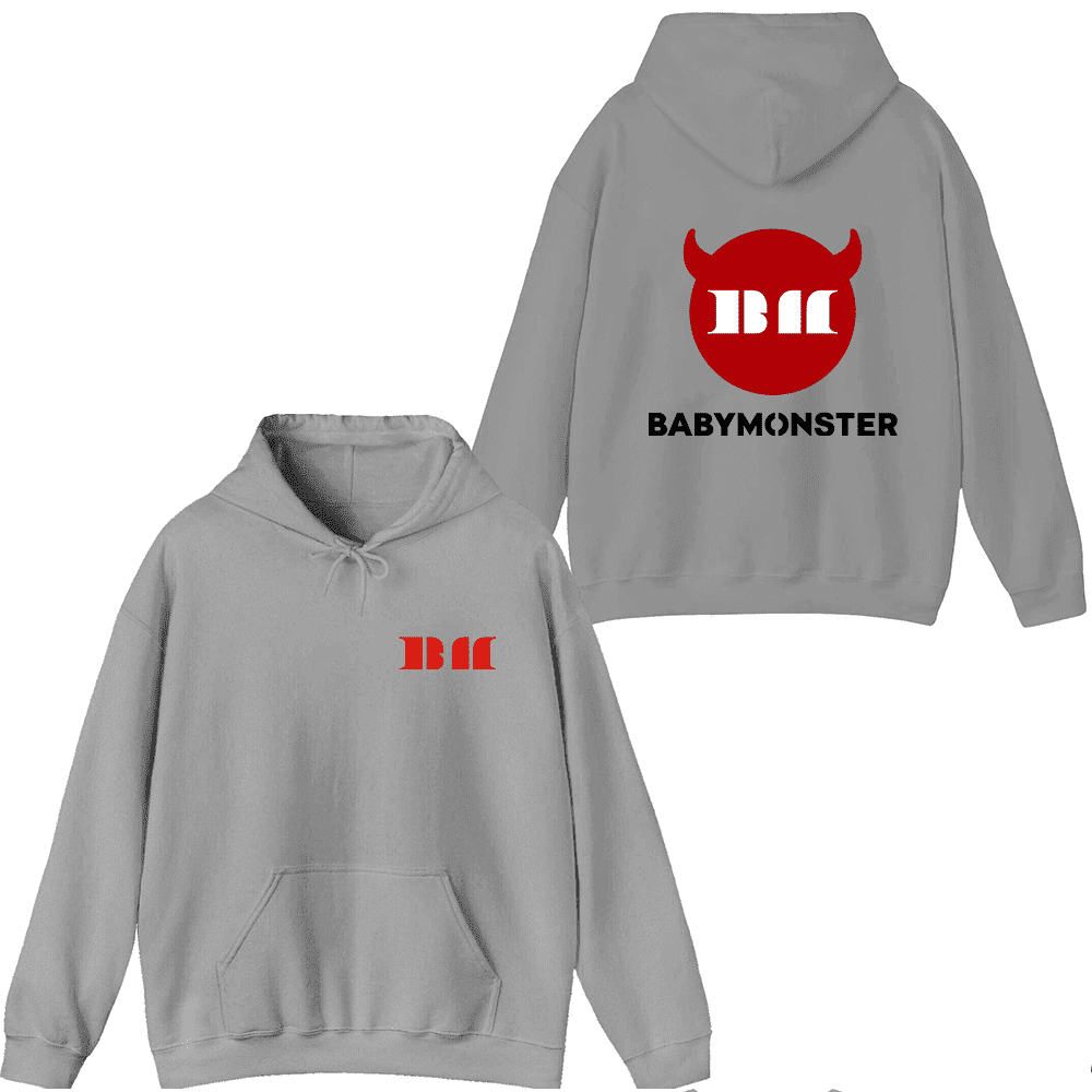 Babymonster Merch Hello Monsters Tour Hoodie Printed Hoodies Men