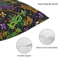 thumbnail image 3 of Yiaed Mardi Gras Surface Print Pillow Covers Super Soft Decorative Square Throw Pillow Covers Case Cushion Covers for Sofa Couch Bedroom Car Decor（No pillow core）-26"x26", 3 of 7
