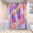 thumbnail image 5 of BZSMCE 4PCS Whimsical Featherscape Shower Curtain Set Bathroom Decorative Set, 5 of 8