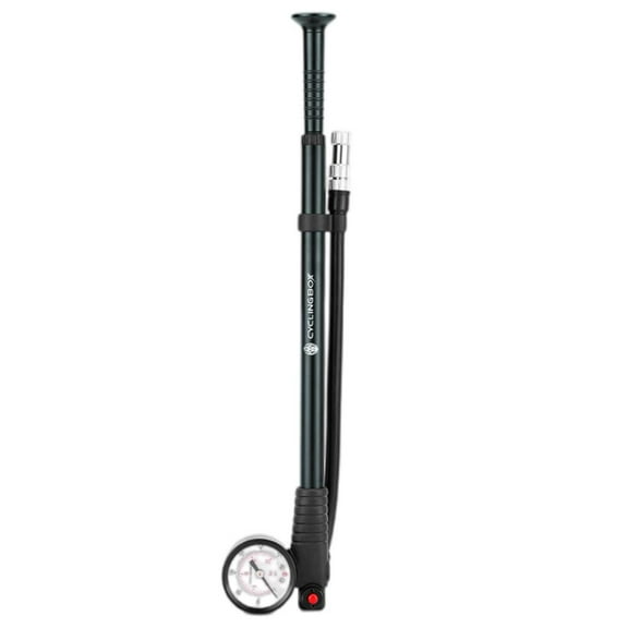 Pump with Air Bleed Button Lever Nozzle Fits Presta and Bike Tire Pump & Shock Pump - Titanium A