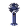 thumbnail image 1 of Ventilador eléctrico de mano USB 4000mAh Pantalla digital Ventilador enfriador de aire de escritorio (Azul) Likrtyny Libre de BPA, 1 of 9