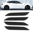 thumbnail image 4 of Cubierta de manija de puerta exterior ANGGREK 4 Uds Decoración de Fibra de carbono para Tesla Modelo S 2014-2021, 4 of 8